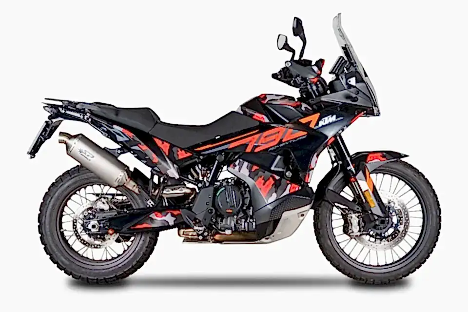 KTM 890 ADV. EGZOZ | SLIP-ON '' DAKAR'' (21-25)