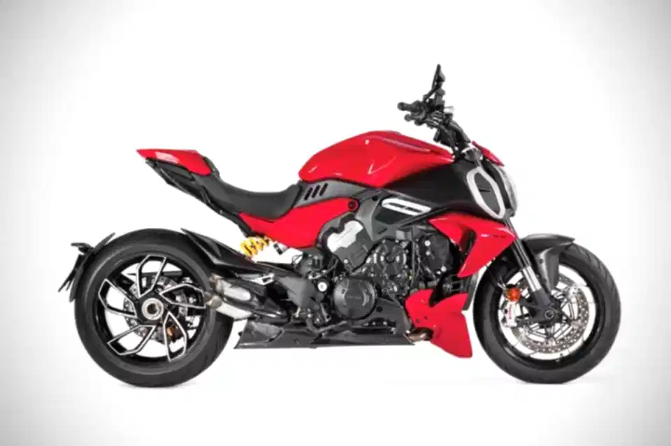 DUCATI DIAVEL V4 EGZOZ | ''PREDATOR BOX'' SLIP-ON (23-24)